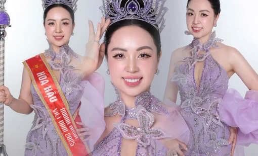 Tân Hoa hậu Doanh nhân Việt Nam 2025 Hoàng Thu Thuỷ khoe vẻ đẹp vương hậu khi nhận bàn giao căn hộ phần thưởng 2 tỷ