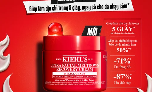 Giải pháp cấp cứu tức thì và phục hồi chuyên sâu cho làn da đang quá tải từ Kiehl’s Ultra Facial Meltdown Recovery Cream