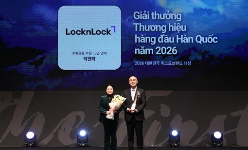Lý giải cú đúp giải thưởng của LocknLock tại Korea First Brand Awards 2026