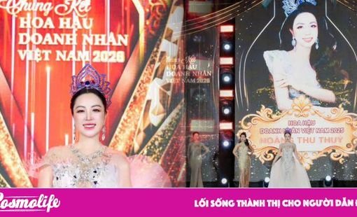 Hoa hậu Doanh nhân Việt Nam 2025 Hoàng Thu Thủy final walk khép lại nhiệm kỳ vàng son rực rỡ