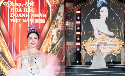 Hoa hậu Doanh nhân Việt Nam 2025 Hoàng Thu Thủy final walk khép lại nhiệm kỳ vàng son rực rỡ