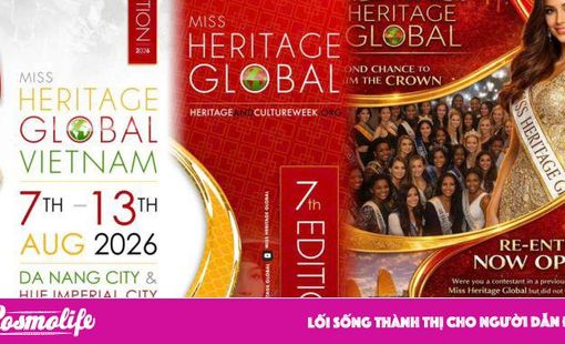 Việt Nam lần đầu đăng cai Miss Heritage Global 2026 tại Đà Nẵng, mùa giải thứ 7 Hoa hậu Di sản Toàn cầu