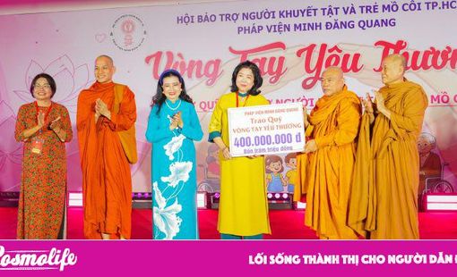 Hội Bảo trợ Người khuyết tật và Trẻ mồ côi TP.HCM tổ chức buffet chay Vòng tay yêu thương 2026 gây quỹ cộng đồng