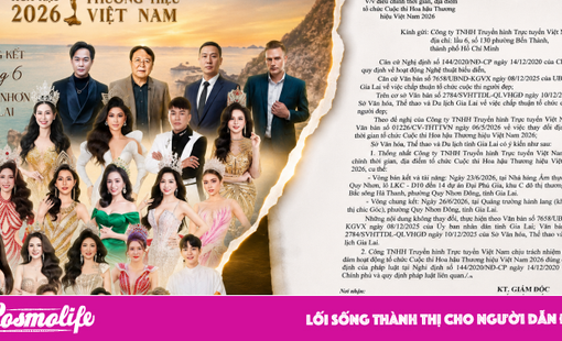 Hoa hậu Thương hiệu Việt Nam 2026 công bố giấy phép tổ chức tại Gia Lai, gia tăng tính minh bạch pháp lý