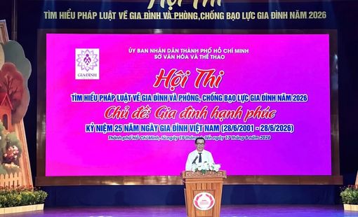 TP.HCM khai mạc Hội thi Tìm hiểu pháp luật về phòng, chống bạo lực gia đình năm 2026
