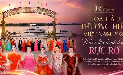 Hoa hậu Thương hiệu Việt Nam 2026: Nữ doanh nhân tỏa sáng bên du thuyền, Quy Nhơn Đông rực sắc dạ hội trong ngày hội quân