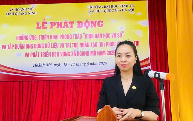 Bình dân học vụ số và tập huấn ứng dụng dữ liệu & trí tuệ nhân tạo cùng Trường Đại học Kinh tế, Đại học Quốc gia Hà Nội
