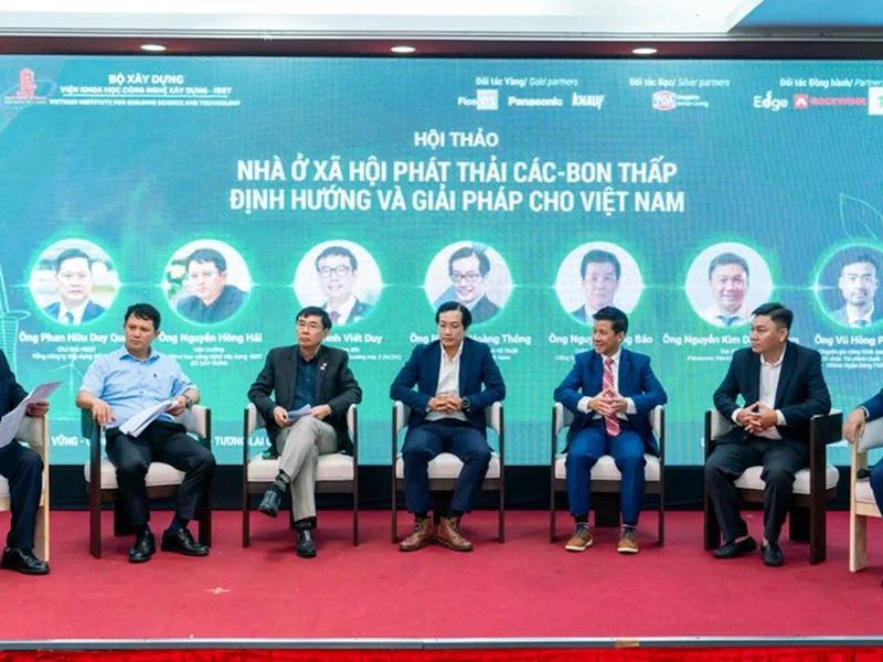 Viện Khoa học công nghệ xây dựng thúc đẩy chuẩn nhà ở xã hội phát thải thấp tại Việt Nam