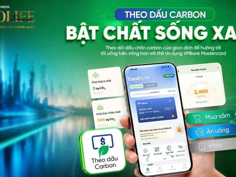 Mastercard và VPBank thúc đẩy tài chính bền vững bằng công cụ đo phát thải trong chi tiêu