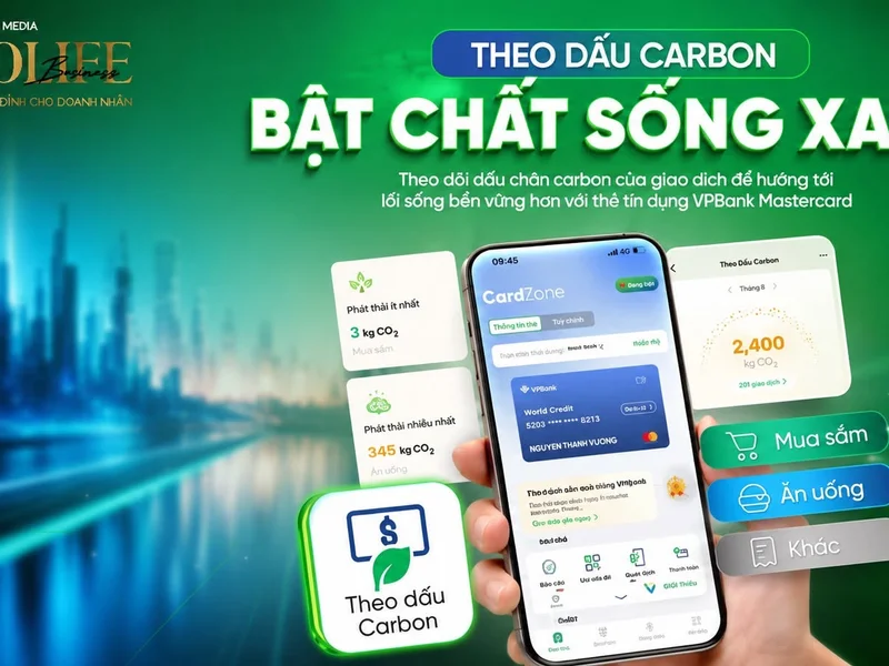 Mastercard và VPBank thúc đẩy tài chính bền vững bằng công cụ đo phát thải trong chi tiêu