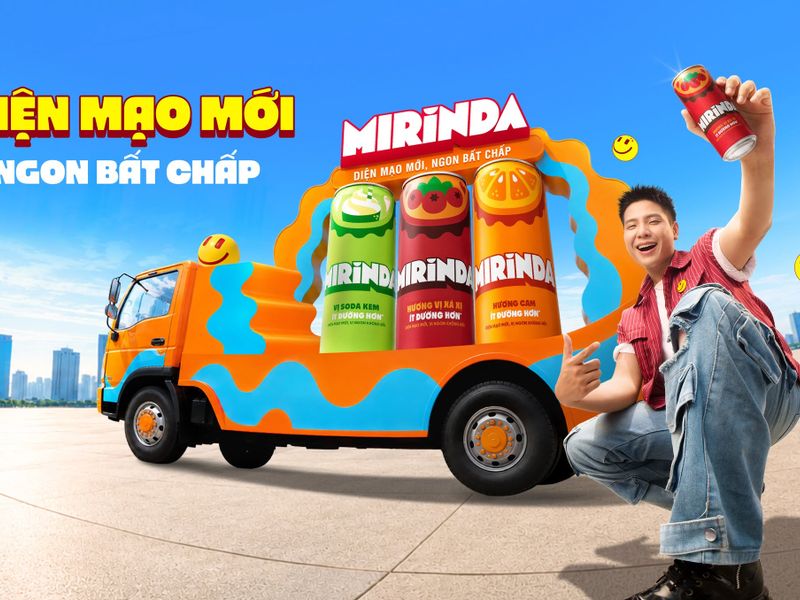 Mirinda thay áo sau 16 năm, tăng sức bật trên kệ hàng và cuộc đua người tiêu dùng trẻ