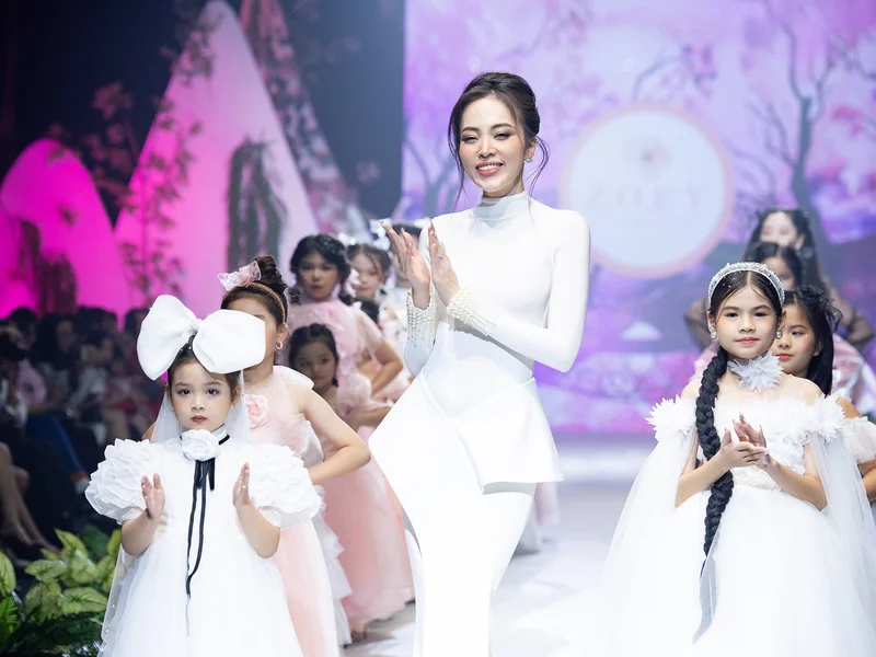 My Lê The Face VietNam ra mắt bộ sưu tập mới tại Vietnam Kids Art Fashion Fest mùa 2