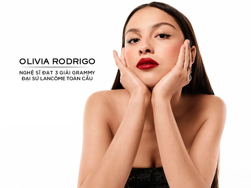 Khuôn mặt đại sứ toàn cầu của thương hiệu Lancôme vừa được công bố là Olivia Rodrigo