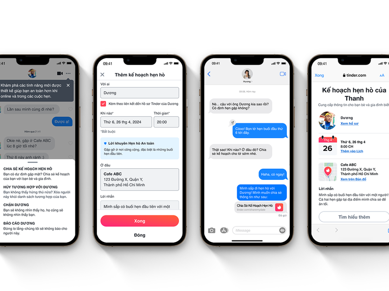 Tinder tối ưu hóa trải nghiệm với tính năng chia sẻ kế hoạch hẹn hò cho giới trẻ thành thị