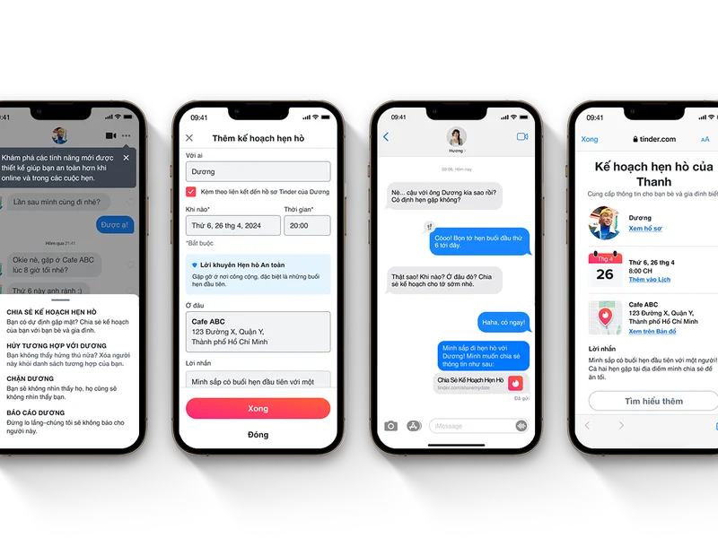 Tinder tối ưu hóa trải nghiệm với tính năng chia sẻ kế hoạch hẹn hò cho giới trẻ thành thị