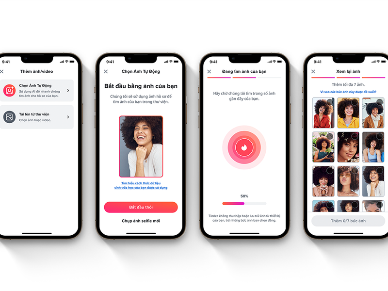 Tinder ra mắt AI Photo Selector giúp bạn chọn ảnh đại diện dễ dàng hơn