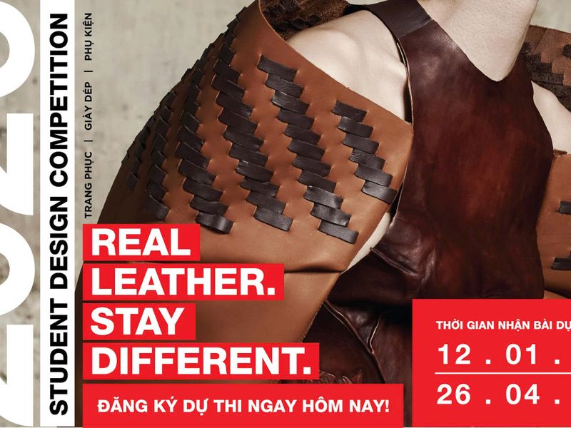 Real Leather. Stay Different. 2026: Khởi động sân chơi thiết kế thời trang da bền vững tại Việt Nam