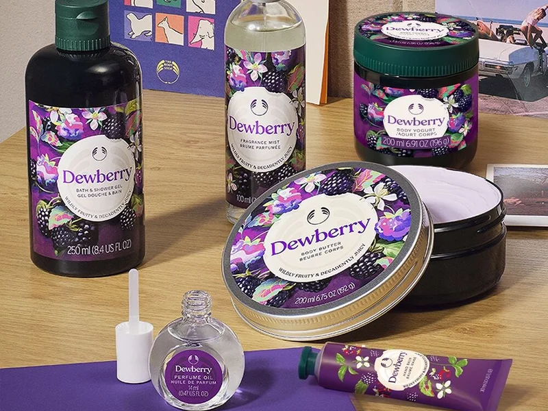 Dewberry mùi hương quả mọng hoa dại, biểu tượng thập niên 90 của The Body Shop đến Việt Nam