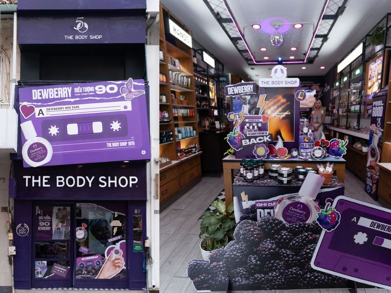 Dewberry chính thức trở lại Việt Nam, The Body Shop đánh thức ký ức làm đẹp thập niên 90