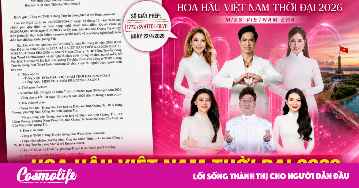 Hoa hậu Việt Nam Thời đại 2026 công bố vòng Chung kết tại tỉnh Quảng Trị, quê hương đương kim hoa hậu Nguyễn Ngọc Thảo Nguyên