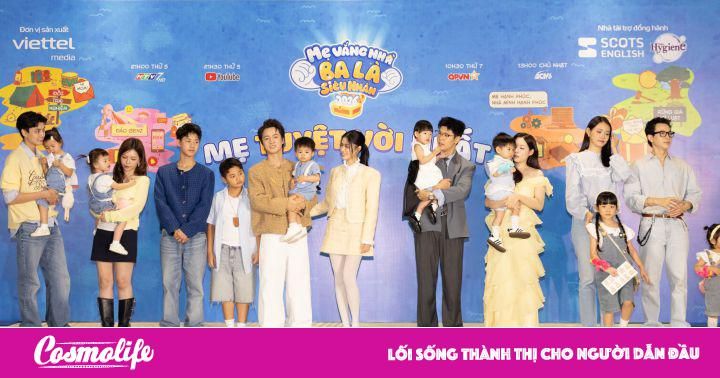 Mẹ vắng nhà Ba là siêu nhân 2026: 4 gia đình sao Việt hội ngộ Ngày của Mẹ