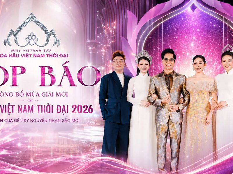 Hoa hậu Việt Nam Thời đại 2026 họp báo công bố mùa giải mới, mở cánh cửa đến kỷ nguyên nhan sắc mới