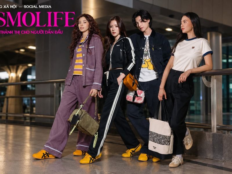 Dàn sao châu Á Baifern, Gulf Kanawut, Amelia Henderson và Raline Shah biến sân bay thành “runway” trước Fashion Week