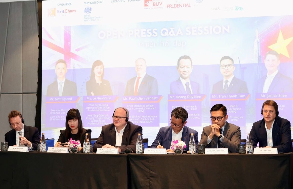 BritCham Vietnam mở diễn đàn 2045, kết nối vốn Anh với tham vọng kinh tế giá trị cao của Việt Nam