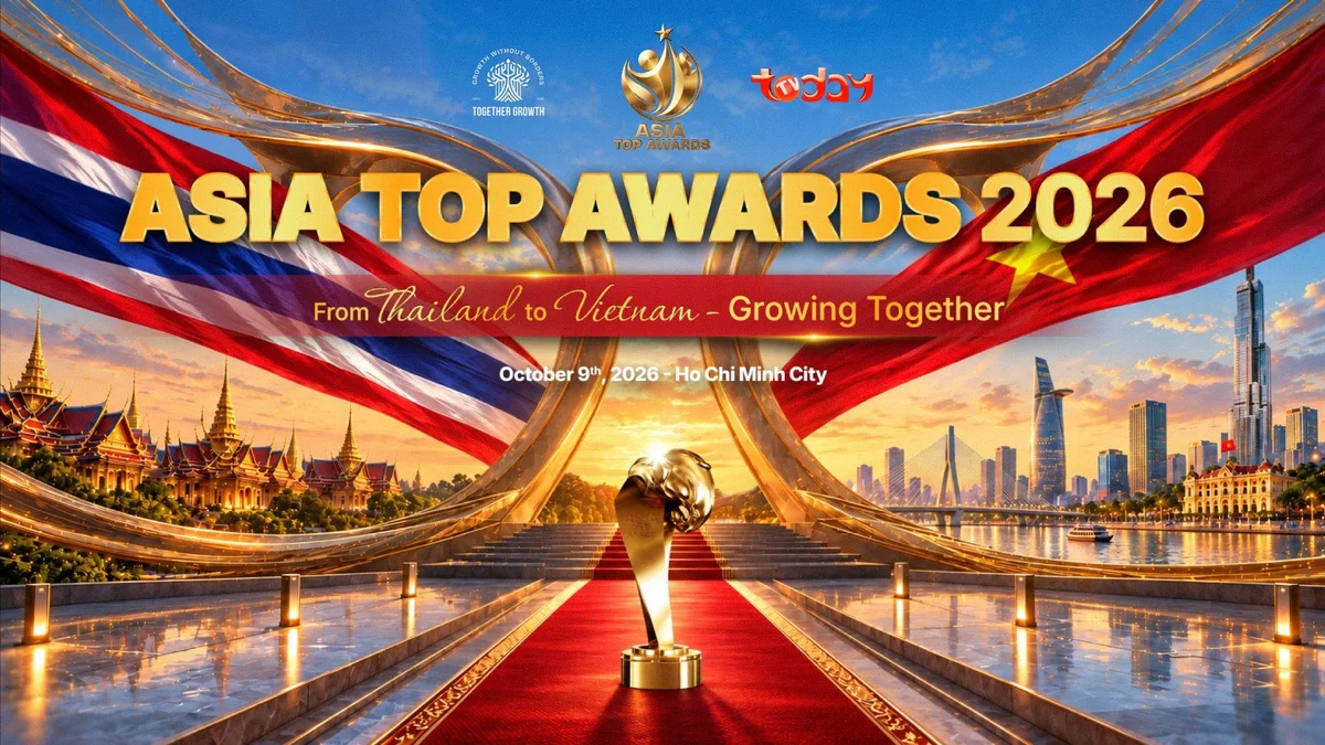 Asia Top Awards 2026 được triển khai trong khuôn khổ Thailand - Vietnam Business & Cultural Exchange Day 2026, gắn với 50 năm thiết lập quan hệ ngoại giao Việt Nam - Thái Lan. Với chủ đề “Growing Together: Celebrating the 50th Anniversary of Thailand - Vietnam Diplomatic Relations”, chương trình hướng đến cùng phát triển thông qua giao lưu văn hóa và hợp tác đa lĩnh vực.